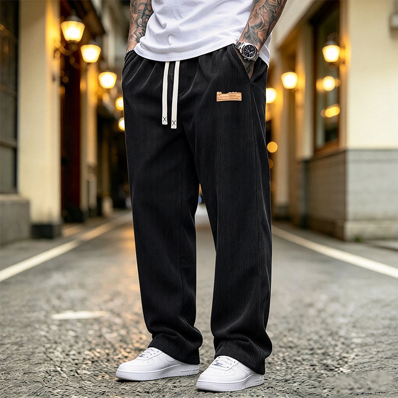 💎 Exclusive Deal 👖 Men's Lightweight Corduroy Casual Pants Loose Fit Straight Leg Trousers ✨ lightweight corduroy fabric, loose straight cut, casual daily trousers