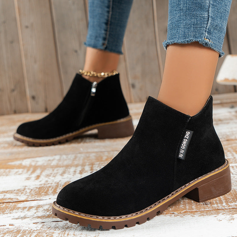 Black boots