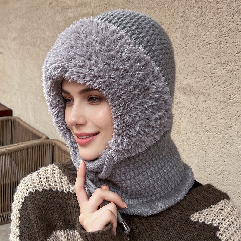 Women's Outdoor Warm Knitted Balaclava Hat
