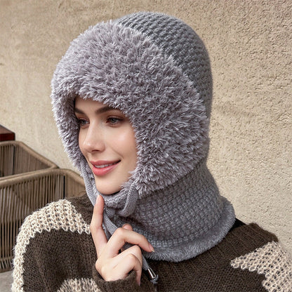 Women's Outdoor Warm Knitted Balaclava Hat