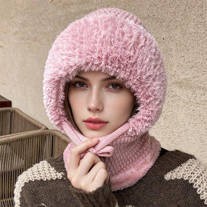 Women's Outdoor Warm Knitted Balaclava Hat