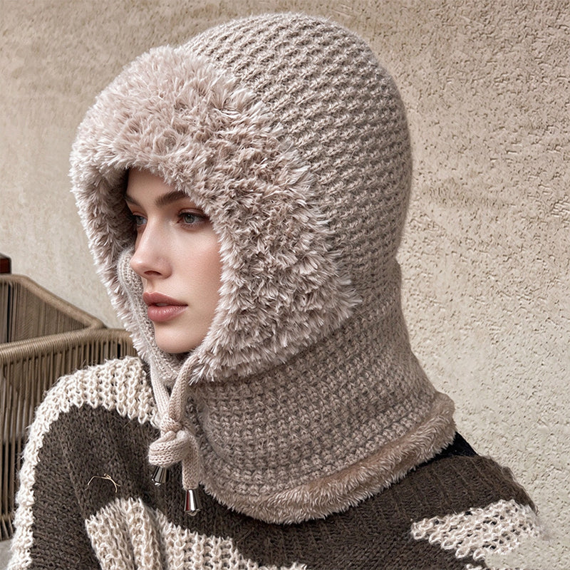 Women's Outdoor Warm Knitted Balaclava Hat