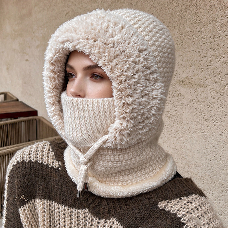 Women's Outdoor Warm Knitted Balaclava Hat