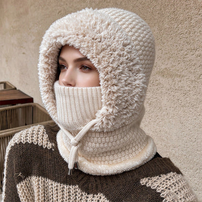 Women's Outdoor Warm Knitted Balaclava Hat