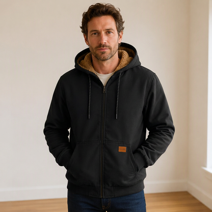 Men's Casual Winter Thermal Hooded Jacket