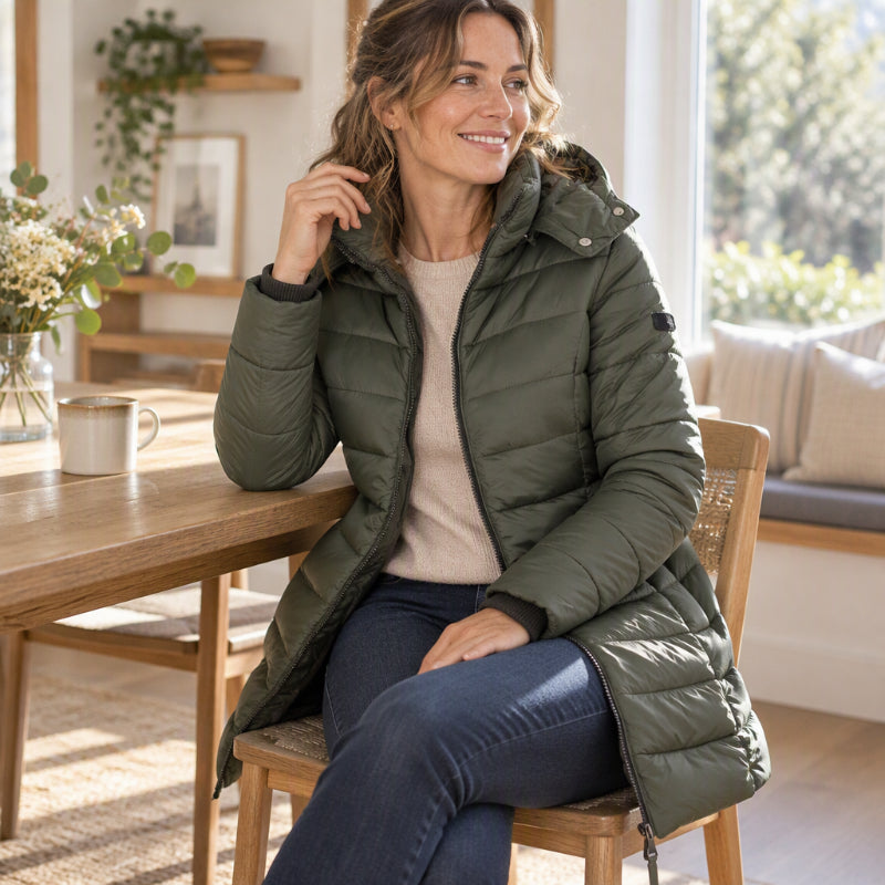 Women's Winter Mid-Length Padded Jacket