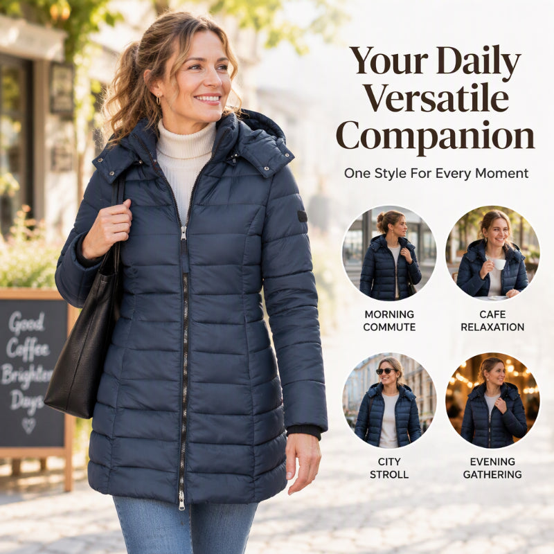 Women's Winter Mid-Length Padded Jacket
