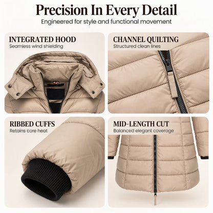 Women's Winter Mid-Length Padded Jacket