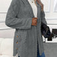 Women's Warm Diamond Pattern Hooded Jacket