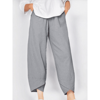 💥Limited Sale 50% OFF💥Vintage Asymmetrical Elastic Waist Pockets Pants